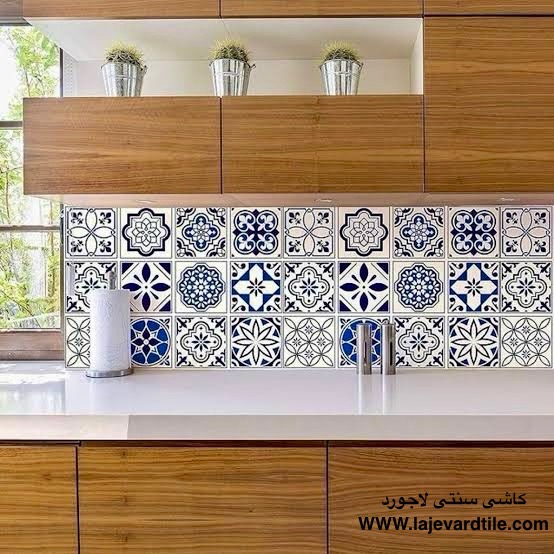 کاشی و سرامیک بین کابینتی مدل مراکشی