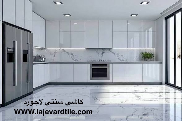 کاشی و سرامیک آشپزخانه طرح سنگ